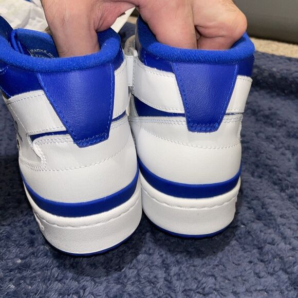 Adidas Forum Mid Originals Shoes White/ Royal Blue FY4976 Size 10 - Picture 5 of 10